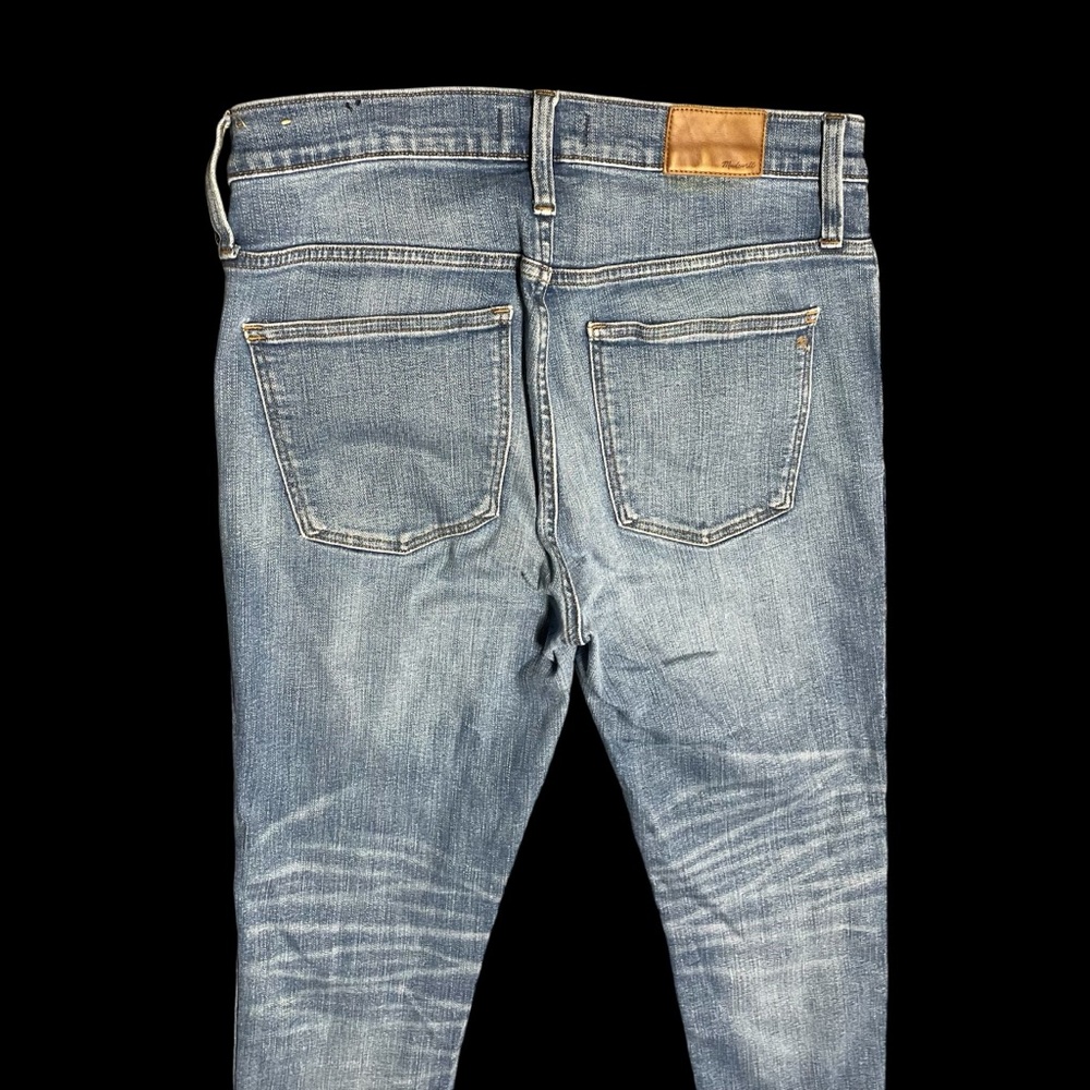 Madewell Women’s 30 Slim Straight Jeans Distressed Button-Front Edition - Picture 7 of 16